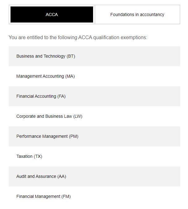 AICPA免考ACCA8门